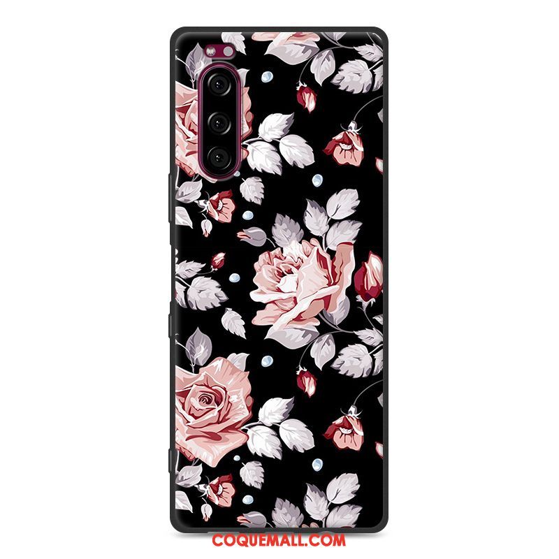 Étui Sony Xperia 5 Personnalité Silicone Protection, Coque Sony Xperia 5 Dessin Animé Incassable