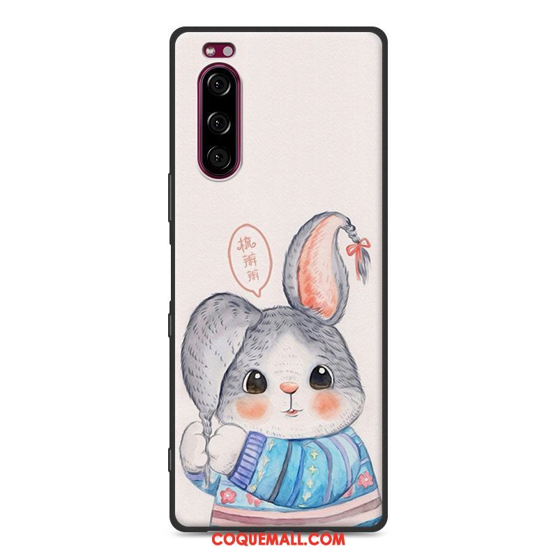 Étui Sony Xperia 5 Personnalité Silicone Protection, Coque Sony Xperia 5 Dessin Animé Incassable