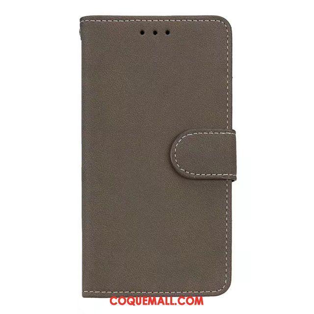 Étui Sony Xperia E5 Simple Étui En Cuir Clamshell, Coque Sony Xperia E5 Violet Portefeuille