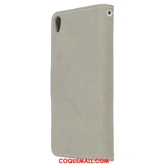 Étui Sony Xperia E5 Simple Étui En Cuir Clamshell, Coque Sony Xperia E5 Violet Portefeuille