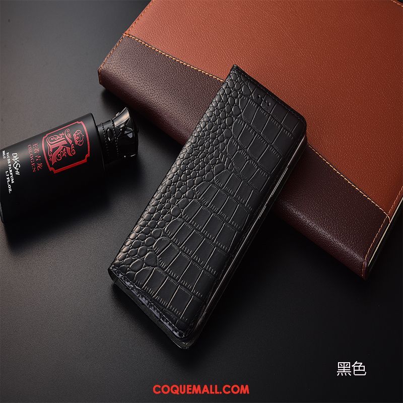 Étui Sony Xperia E5 Étui En Cuir Rouge Crocodile Modèle, Coque Sony Xperia E5 Personnalité Incassable