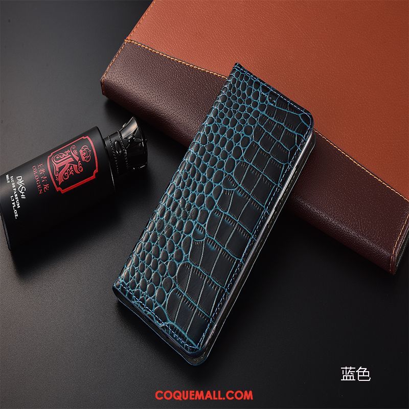 Étui Sony Xperia E5 Étui En Cuir Rouge Crocodile Modèle, Coque Sony Xperia E5 Personnalité Incassable