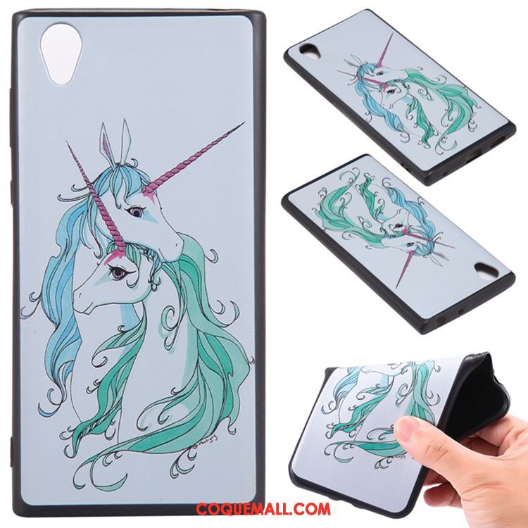 Étui Sony Xperia L1 Incassable Dessin Animé Peinture, Coque Sony Xperia L1 Téléphone Portable Silicone