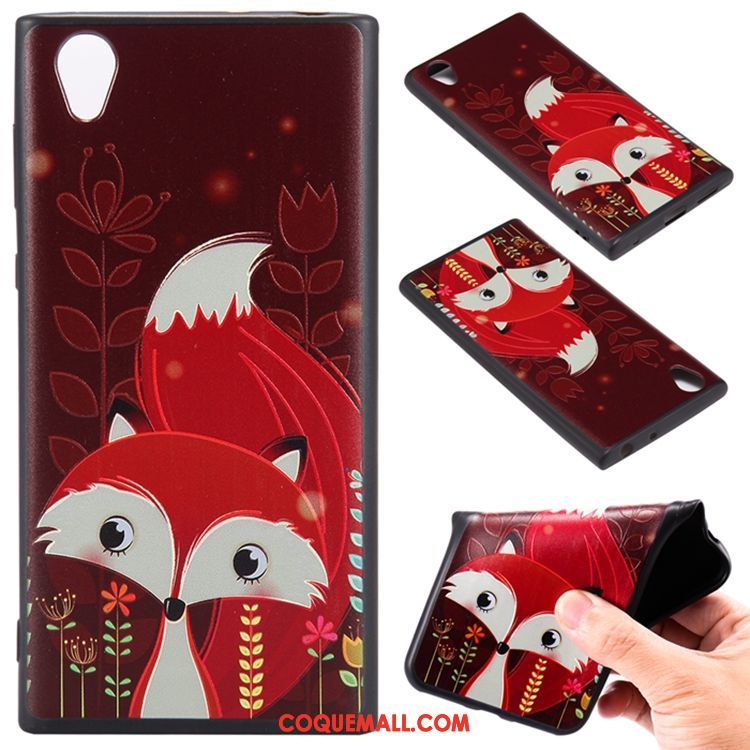 Étui Sony Xperia L1 Incassable Dessin Animé Peinture, Coque Sony Xperia L1 Téléphone Portable Silicone