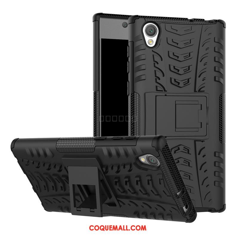 Étui Sony Xperia L1 Modèle Fleurie Support Créatif, Coque Sony Xperia L1 Trois Défenses Téléphone Portable