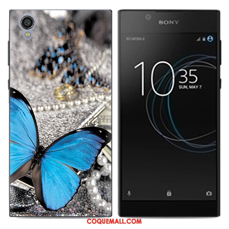 Étui Sony Xperia L1 Protection Téléphone Portable Fluide Doux, Coque Sony Xperia L1 Incassable Créatif