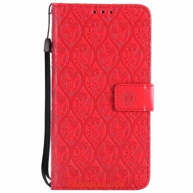 Étui Sony Xperia L1 Tout Compris Personnalité Silicone, Coque Sony Xperia L1 Étui En Cuir Rouge