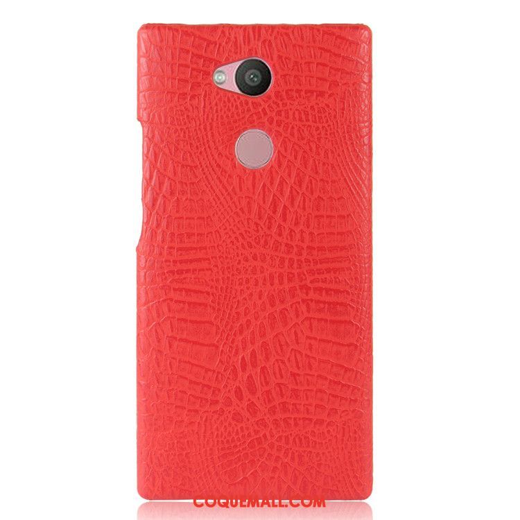 Étui Sony Xperia L2 Crocodile Modèle Rose Difficile, Coque Sony Xperia L2 Téléphone Portable Protection