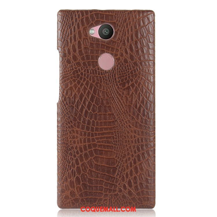 Étui Sony Xperia L2 Crocodile Modèle Rose Difficile, Coque Sony Xperia L2 Téléphone Portable Protection