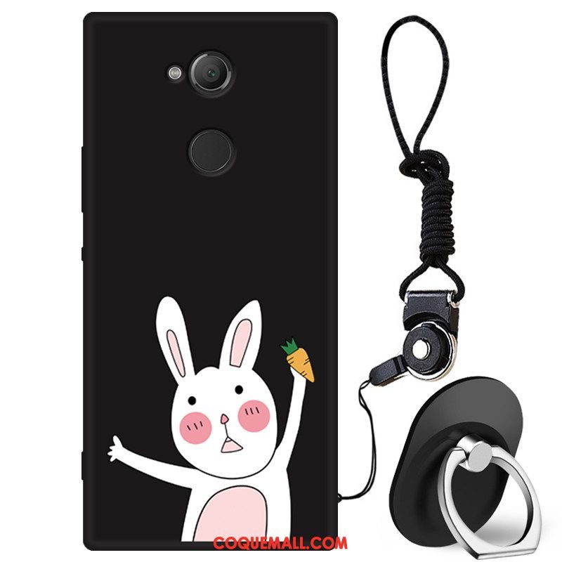 Étui Sony Xperia L2 Incassable Silicone Téléphone Portable, Coque Sony Xperia L2 Dessin Animé Délavé En Daim