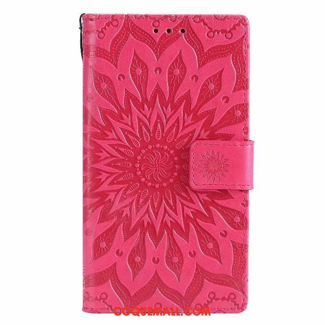 Étui Sony Xperia L2 Modèle Fleurie Soleil Carte, Coque Sony Xperia L2 Téléphone Portable Fleur