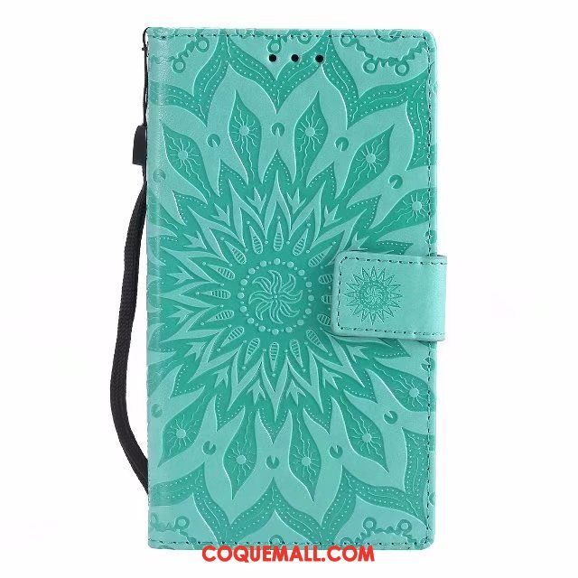 Étui Sony Xperia L2 Modèle Fleurie Soleil Carte, Coque Sony Xperia L2 Téléphone Portable Fleur