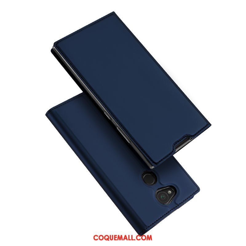 Étui Sony Xperia L2 Protection Support Carte, Coque Sony Xperia L2 Incassable Étui En Cuir