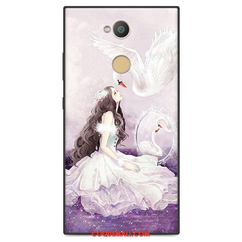 Étui Sony Xperia L2 Tout Compris Fluide Doux Protection, Coque Sony Xperia L2 Incassable Dessin Animé