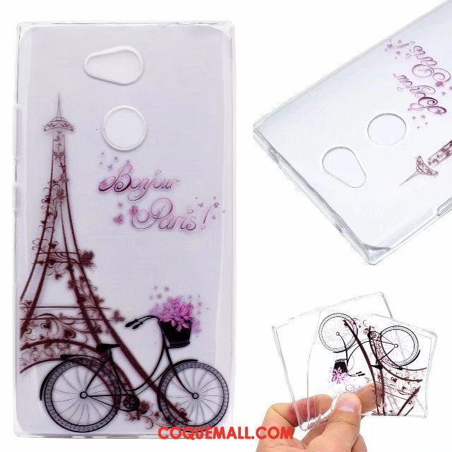 Étui Sony Xperia L2 Tout Compris Protection Fluide Doux, Coque Sony Xperia L2 Silicone Blanc