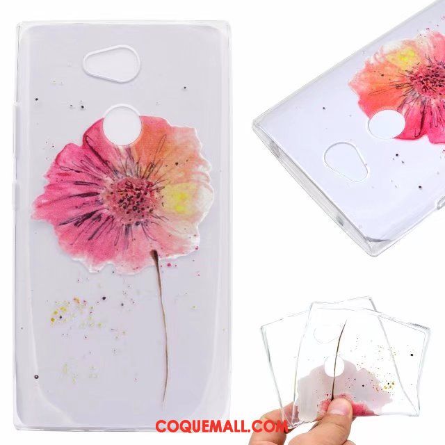 Étui Sony Xperia L2 Tout Compris Protection Fluide Doux, Coque Sony Xperia L2 Silicone Blanc