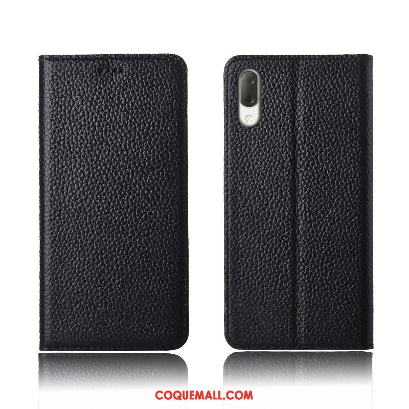 Étui Sony Xperia L3 Protection Silicone En Cuir, Coque Sony Xperia L3 Nouveau Téléphone Portable Braun