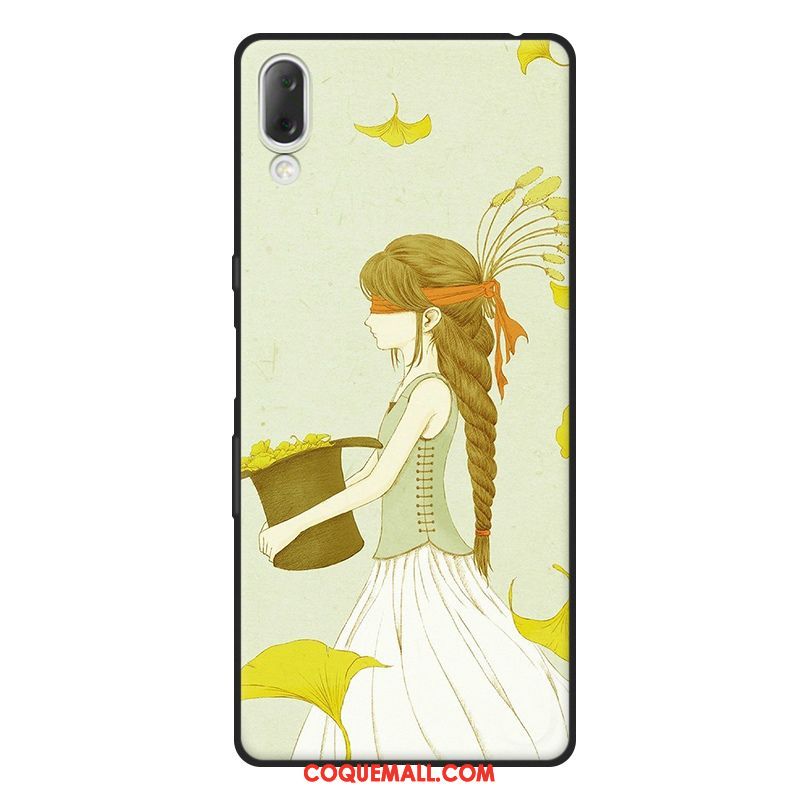 Étui Sony Xperia L3 Silicone Fluide Doux Délavé En Daim, Coque Sony Xperia L3 Petit Incassable