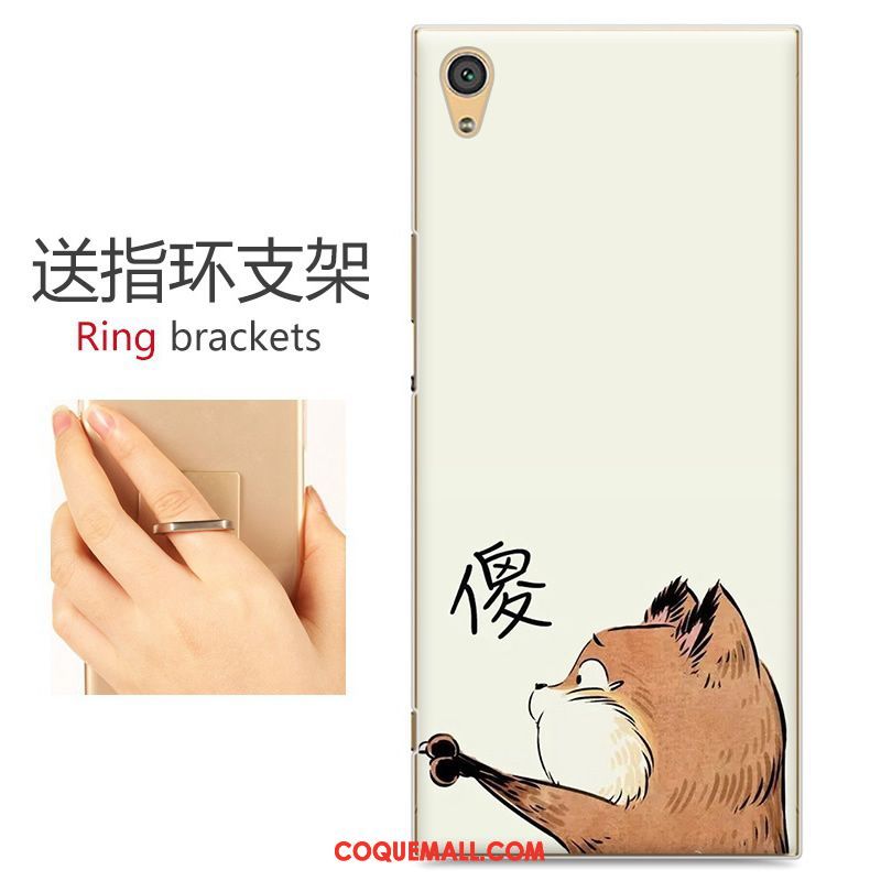 Étui Sony Xperia Xa Blanc Téléphone Portable Charmant, Coque Sony Xperia Xa Peinture Dessin Animé