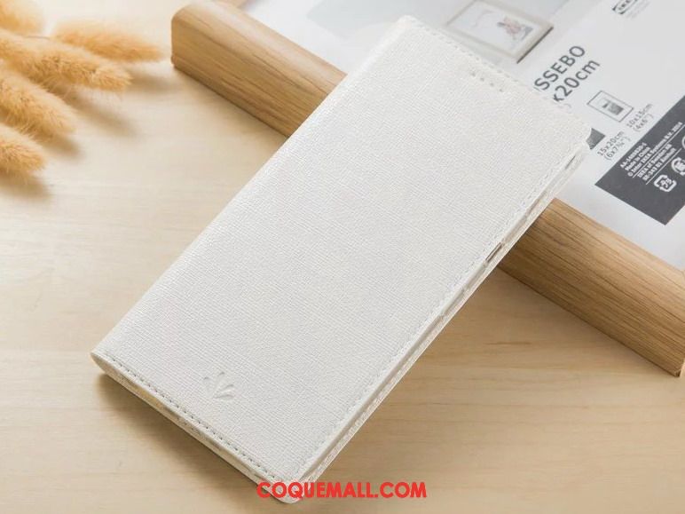 Étui Sony Xperia Xa Fluide Doux Étui En Cuir Noir, Coque Sony Xperia Xa Protection Boucle Magnétique