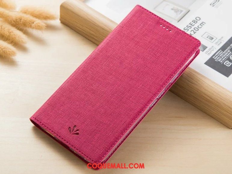 Étui Sony Xperia Xa Fluide Doux Étui En Cuir Noir, Coque Sony Xperia Xa Protection Boucle Magnétique