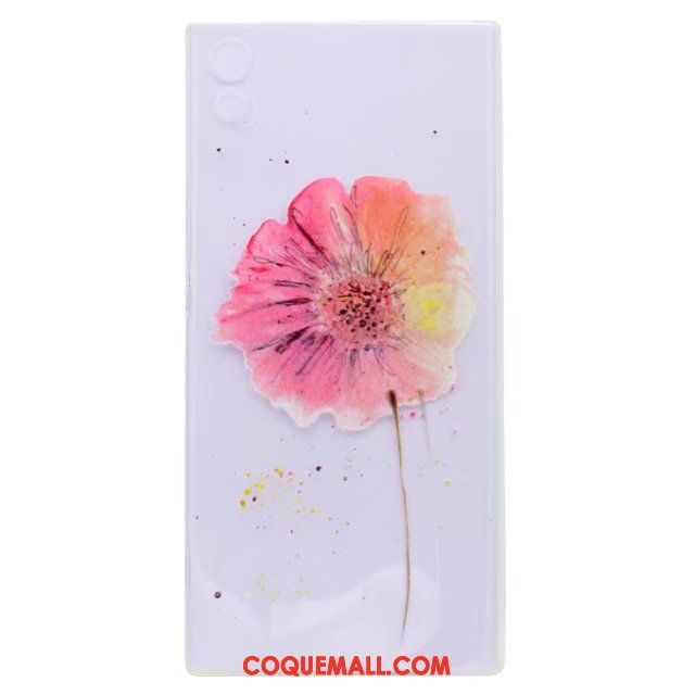 Étui Sony Xperia Xa Protection Rose Silicone, Coque Sony Xperia Xa Téléphone Portable Dessin Animé