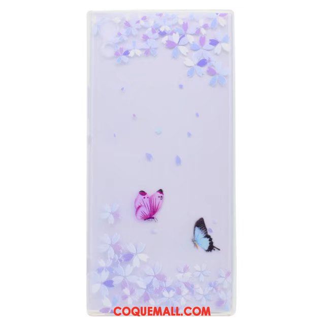 Étui Sony Xperia Xa Protection Rose Silicone, Coque Sony Xperia Xa Téléphone Portable Dessin Animé