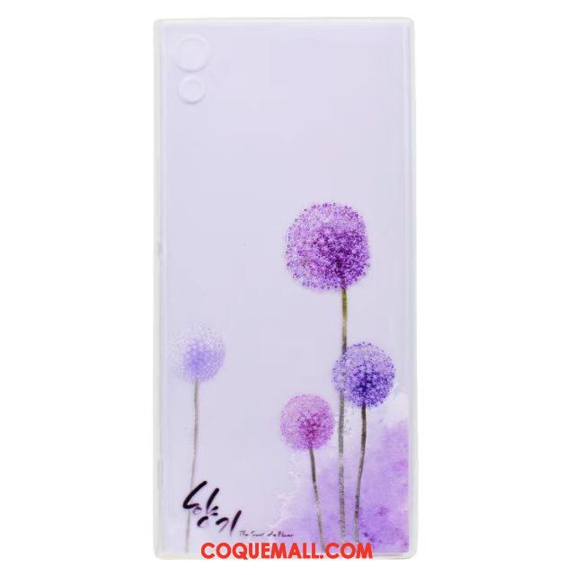 Étui Sony Xperia Xa Protection Rose Silicone, Coque Sony Xperia Xa Téléphone Portable Dessin Animé