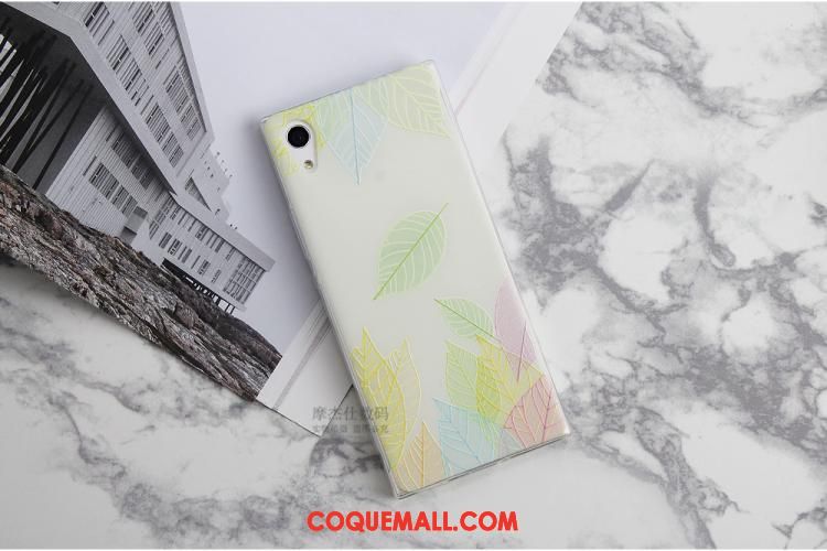 Étui Sony Xperia Xa Rose Dessin Animé Transparent, Coque Sony Xperia Xa Coque En Silicone Très Mince