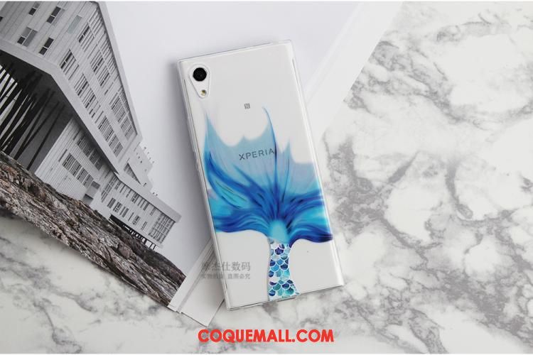 Étui Sony Xperia Xa Rose Dessin Animé Transparent, Coque Sony Xperia Xa Coque En Silicone Très Mince
