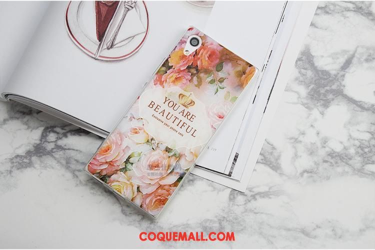 Étui Sony Xperia Xa Rose Dessin Animé Transparent, Coque Sony Xperia Xa Coque En Silicone Très Mince