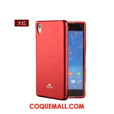 Étui Sony Xperia Xa Rose Protection Rouge, Coque Sony Xperia Xa Téléphone Portable Fluide Doux