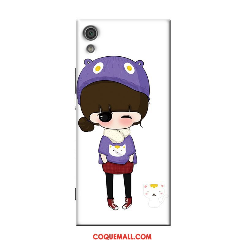 Étui Sony Xperia Xa Strass Fluide Doux Transparent, Coque Sony Xperia Xa Téléphone Portable Blanc