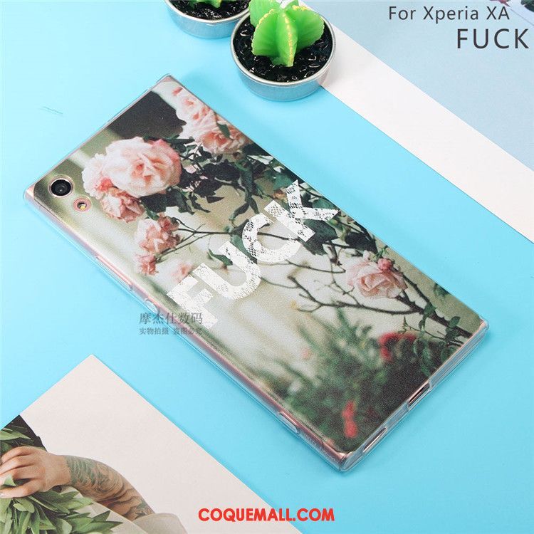 Étui Sony Xperia Xa Très Mince Fluide Doux Protection, Coque Sony Xperia Xa Oiseau Vert