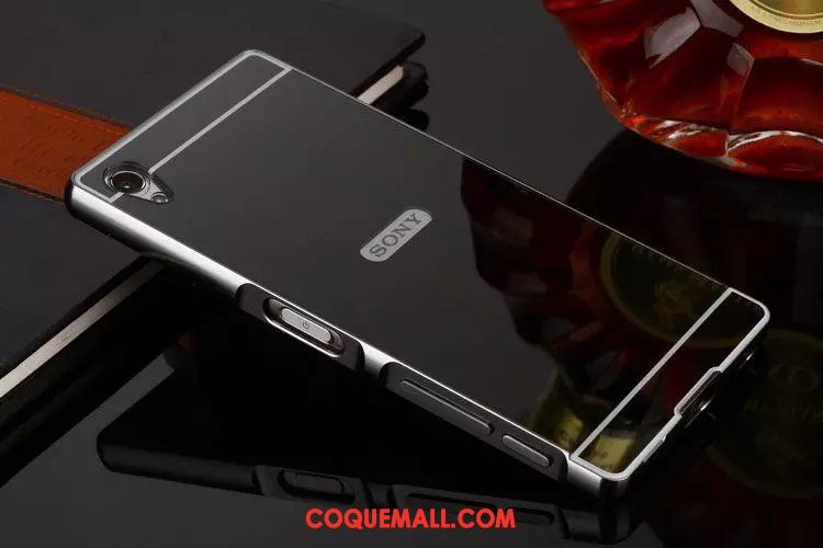 Étui Sony Xperia Xa Ultra Border Or Métal, Coque Sony Xperia Xa Ultra Protection Couvercle Arrière