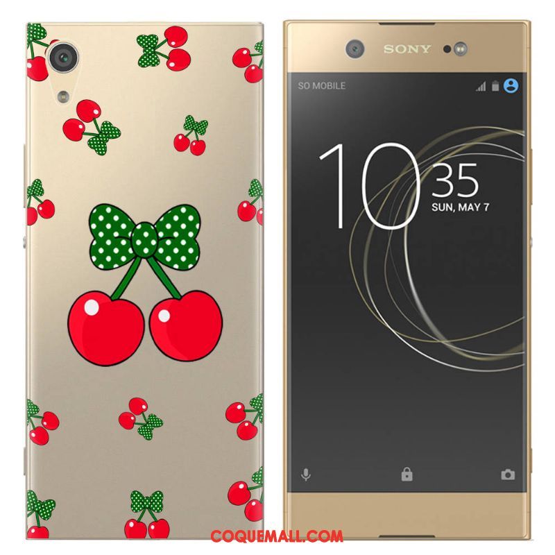 Étui Sony Xperia Xa Ultra Créatif Jaune Dessin Animé, Coque Sony Xperia Xa Ultra Téléphone Portable Fruit