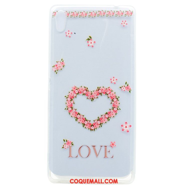 Étui Sony Xperia Xa Ultra Rose Protection Fluide Doux, Coque Sony Xperia Xa Ultra Silicone Téléphone Portable