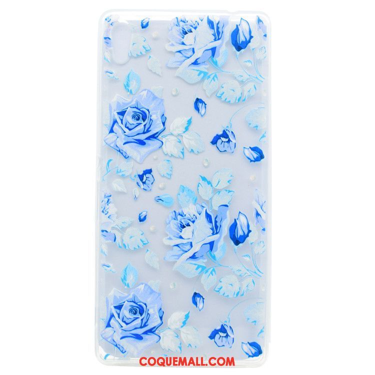 Étui Sony Xperia Xa Ultra Rose Protection Fluide Doux, Coque Sony Xperia Xa Ultra Silicone Téléphone Portable