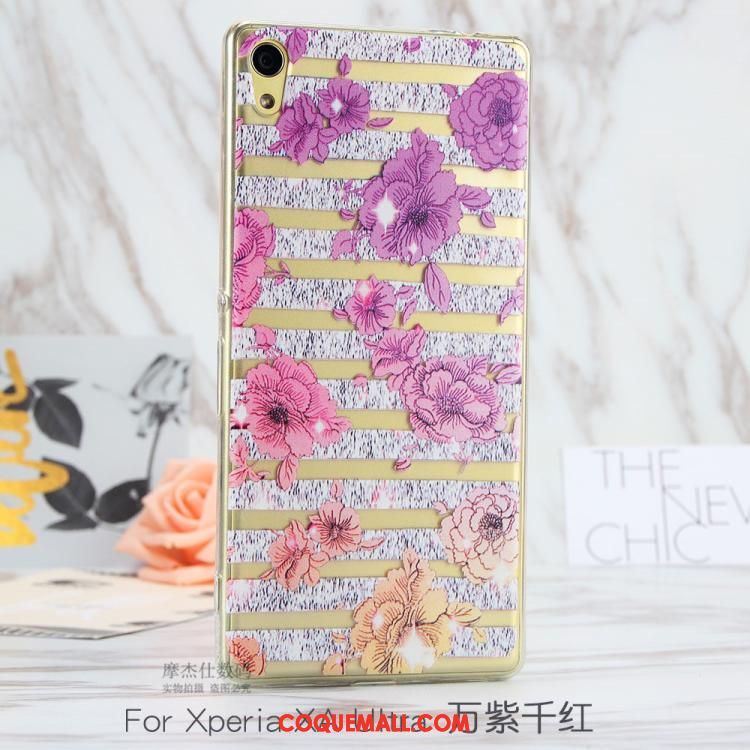 Étui Sony Xperia Xa Ultra Tout Compris Téléphone Portable Très Mince, Coque Sony Xperia Xa Ultra Peinture Fluide Doux