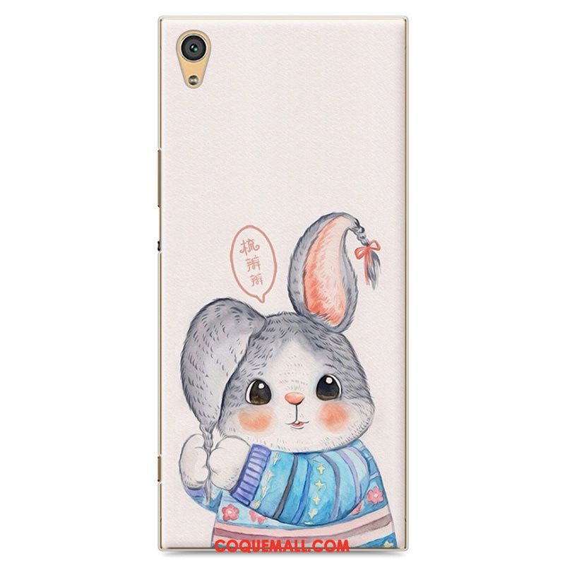 Étui Sony Xperia Xa1 Bleu Protection Dessin Animé, Coque Sony Xperia Xa1 Téléphone Portable Peinture