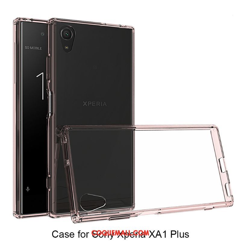 Étui Sony Xperia Xa1 Plus Difficile Protection Contre Les Explosions Blanc, Coque Sony Xperia Xa1 Plus Protection Fluide Doux