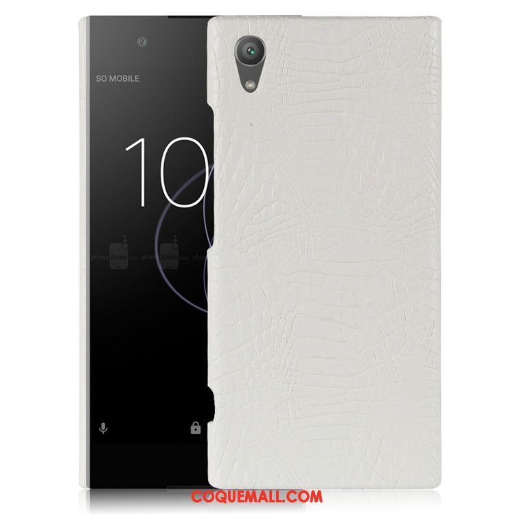 Étui Sony Xperia Xa1 Plus Protection Noir Difficile, Coque Sony Xperia Xa1 Plus Crocodile Téléphone Portable