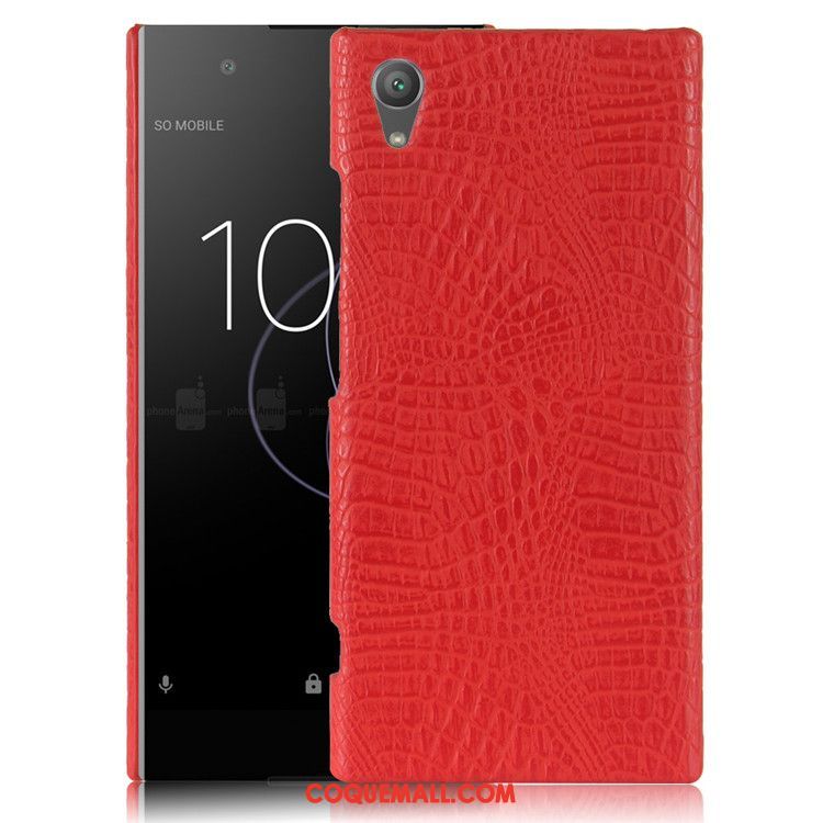 Étui Sony Xperia Xa1 Plus Protection Noir Difficile, Coque Sony Xperia Xa1 Plus Crocodile Téléphone Portable