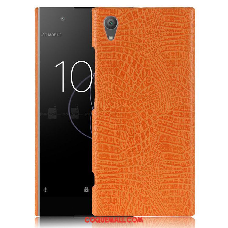 Étui Sony Xperia Xa1 Plus Protection Noir Difficile, Coque Sony Xperia Xa1 Plus Crocodile Téléphone Portable