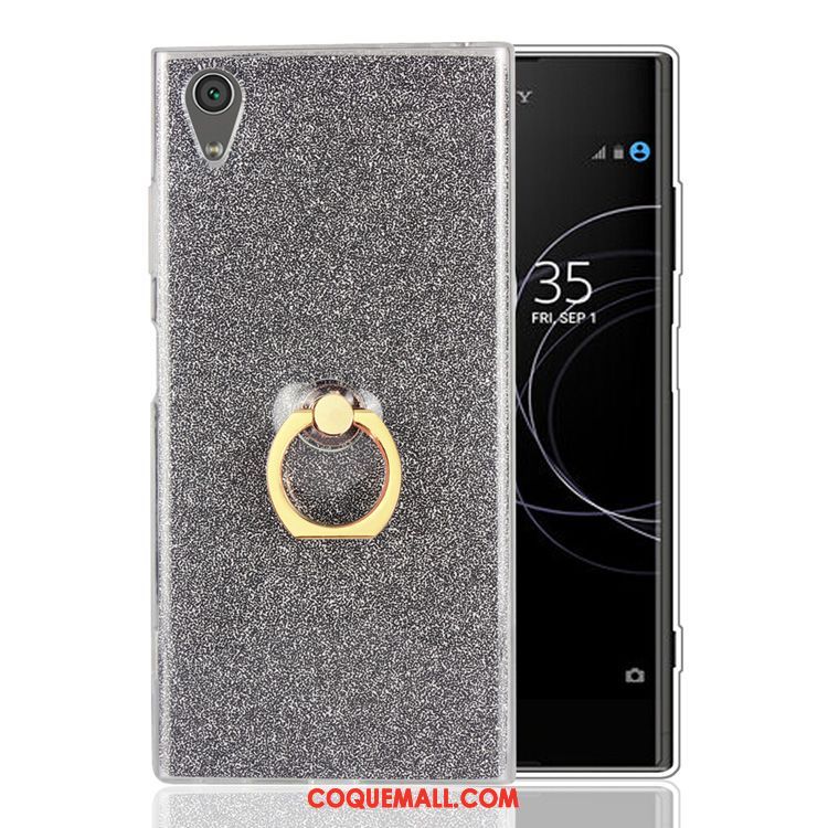 Étui Sony Xperia Xa1 Plus Rose Incassable Téléphone Portable, Coque Sony Xperia Xa1 Plus Rose Anneau