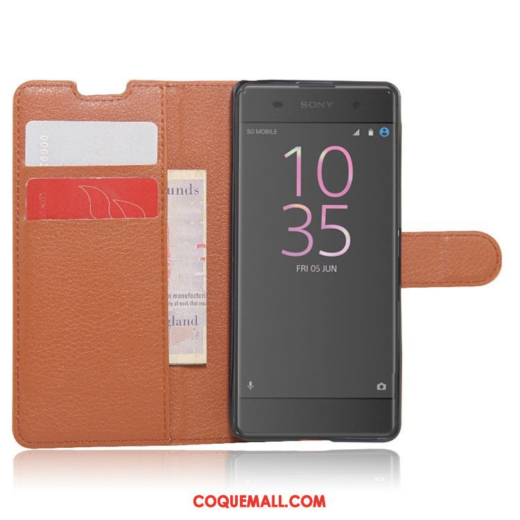 Étui Sony Xperia Xa1 Plus Étui En Cuir Rouge Protection, Coque Sony Xperia Xa1 Plus Téléphone Portable Carte