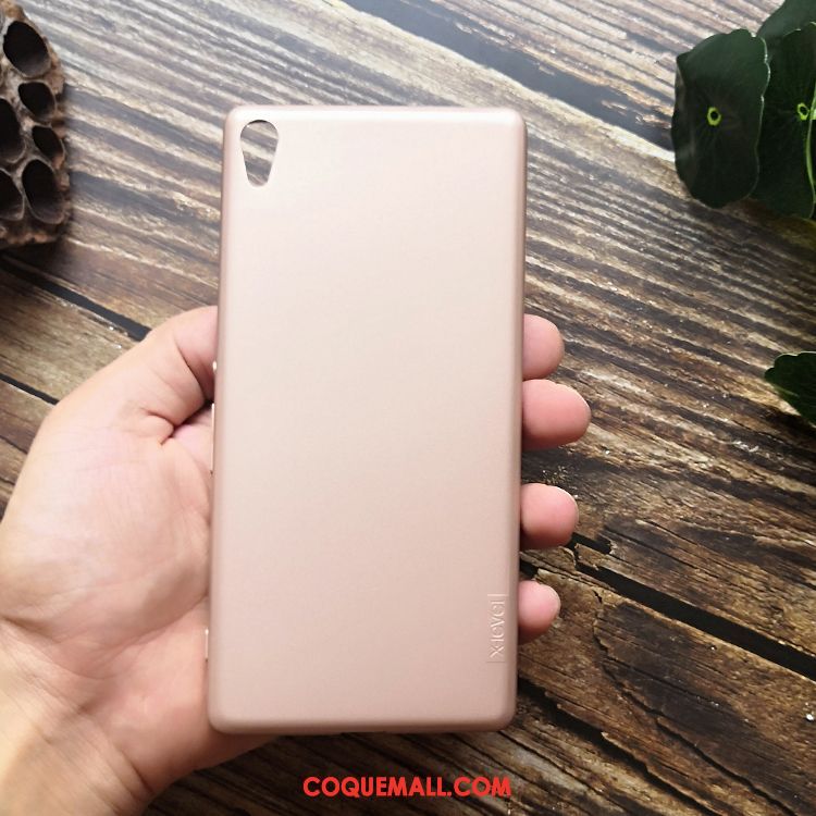 Étui Sony Xperia Xa1 Rouge Fluide Doux Délavé En Daim, Coque Sony Xperia Xa1 Transparent Téléphone Portable