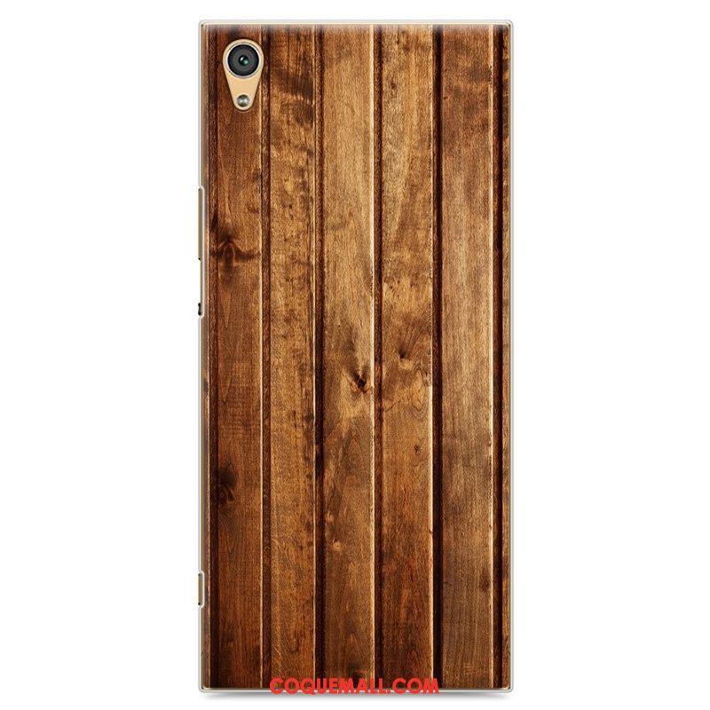 Étui Sony Xperia Xa1 Ultra Blanc Foncé Protection, Coque Sony Xperia Xa1 Ultra Grain De Bois Créatif