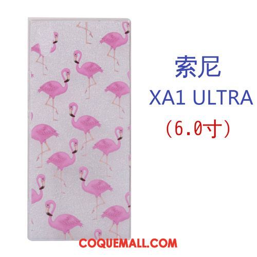 Étui Sony Xperia Xa1 Ultra Créatif Fluide Doux Violet, Coque Sony Xperia Xa1 Ultra Dessin Animé Téléphone Portable