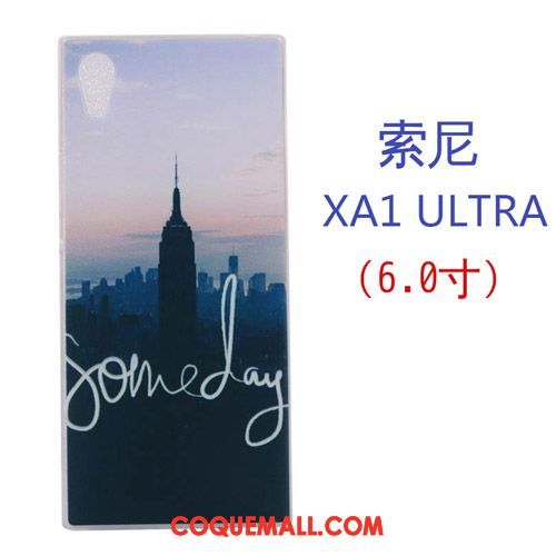 Étui Sony Xperia Xa1 Ultra Créatif Fluide Doux Violet, Coque Sony Xperia Xa1 Ultra Dessin Animé Téléphone Portable